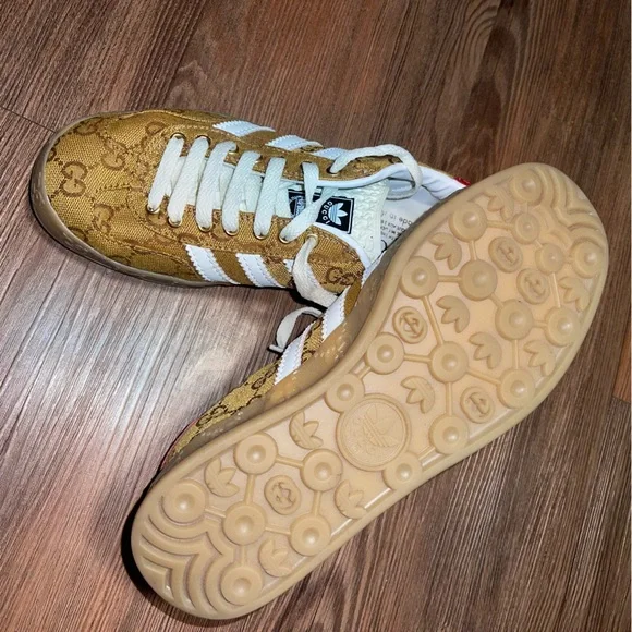 Gucci Brown and Red Sneakers